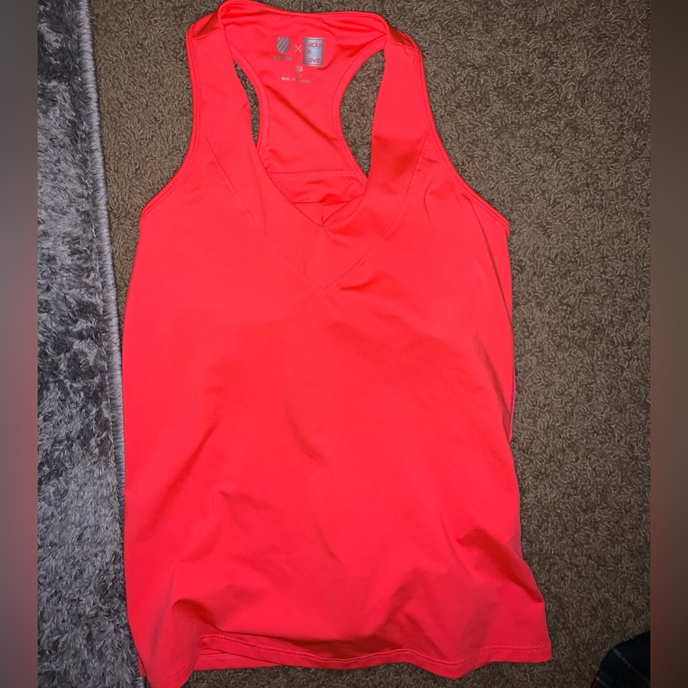 Pink Athletic Workout Tank Top